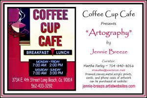 Artist Jennie Breeze Exhibiting At The Coffee Cup Cafe
